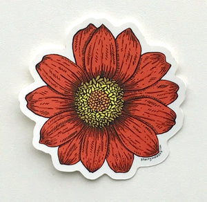 Tithonia Sticker